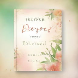 Design a book cover titled 'Beyond Blessed' by Kelly R