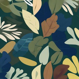 Create AI art inspired by Osborne and Little's Lamorran collection for Spring 2022, focusing on bold and abstract greenery patterns with organic forms like leaves and vines