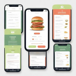 A detailed business plan overview for a pre-order food application called 'PREOR'