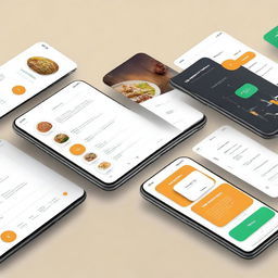 A detailed business plan overview for a pre-order food application called 'PREOR'