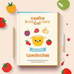 Create a book cover titled 'Baby Ricette e Tagli Sicuri' with the subtitle '2 LIBRI IN 1: La guida definitiva per uno svezzamento sicuro e nutriente: Tecniche di tagli sicuri e Ricette dai 6 ai 24 mesi di vita