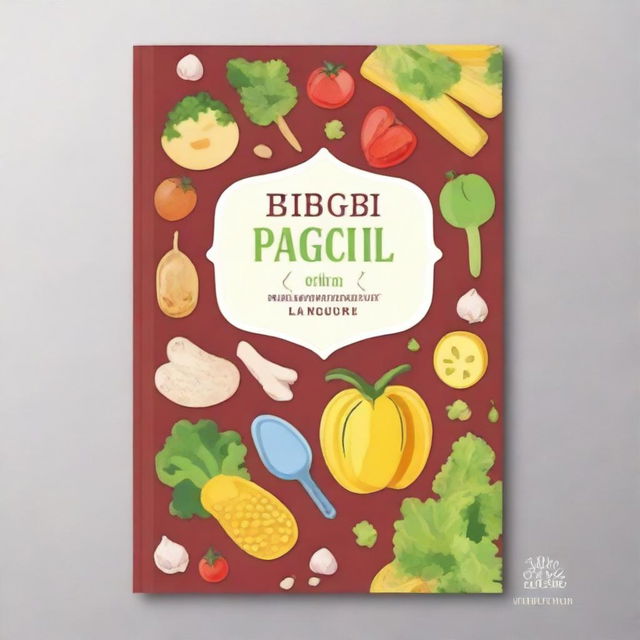 Design a book cover with the title 'Baby Ricette e Tagli Sicuri' and the subtitle '2 LIBRI IN 1: La guida definitiva per uno svezzamento sicuro e nutriente: Tecniche di tagli sicuri e Ricette dai 6 ai 24 mesi di vita