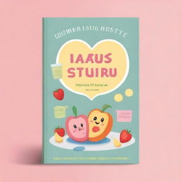 Design a book cover titled 'Baby Ricette e Tagli Sicuri' with the subtitle '2 LIBRI IN 1: La guida definitiva per uno svezzamento sicuro e nutriente: Tecniche di tagli sicuri e Ricette dai 6 ai 24 mesi di vita