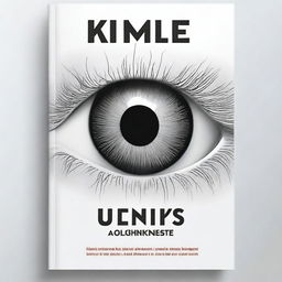 Design a book cover focusing on the importance of fundus photography and artificial intelligence