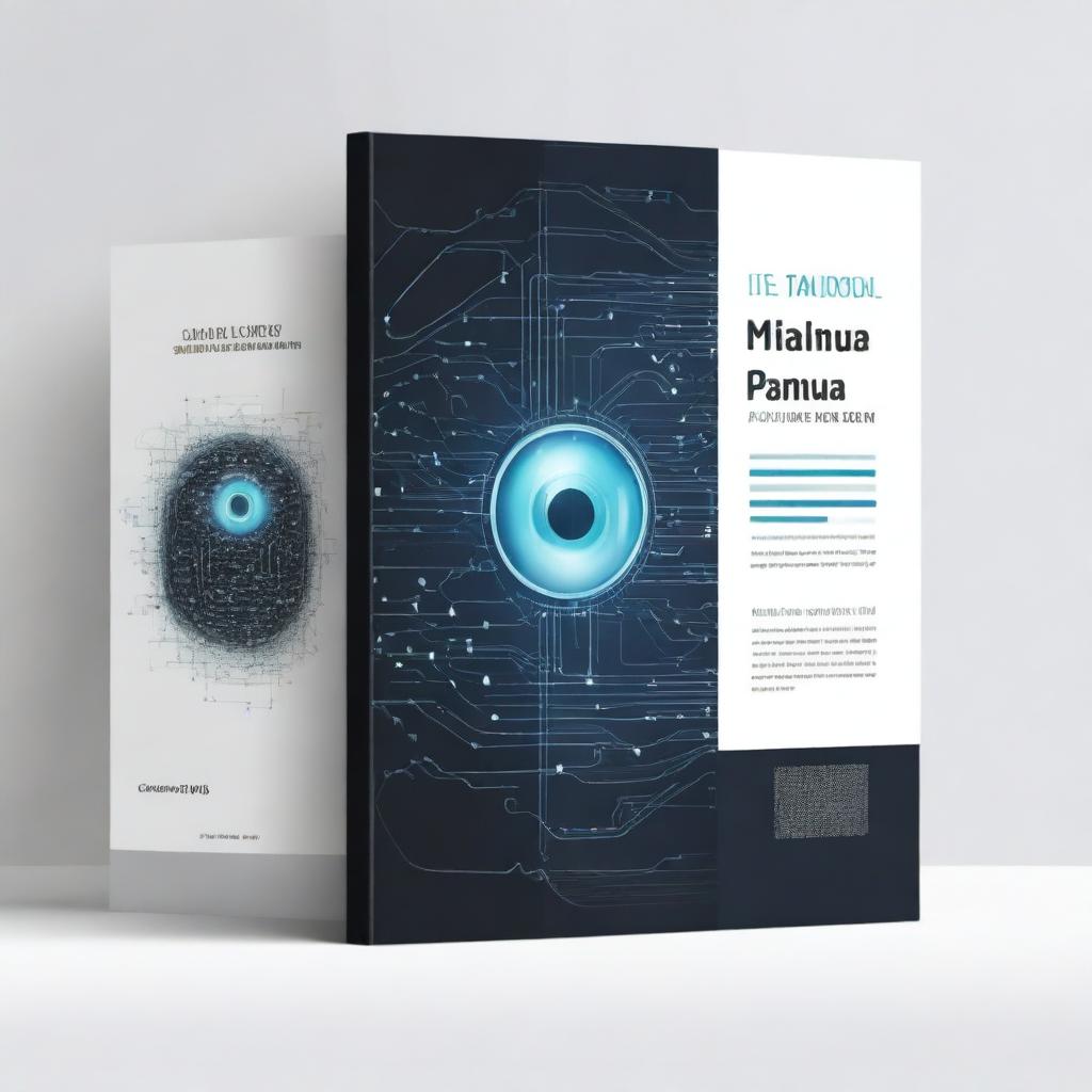 Design a book cover focusing on the importance of fundus photography and artificial intelligence