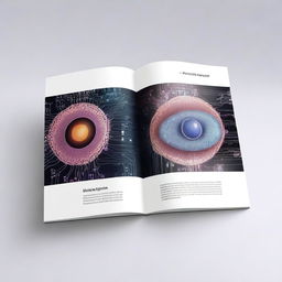 Create a book cover that highlights ophthalmic diagnostic equipment with a focus on fundus photography and artificial intelligence