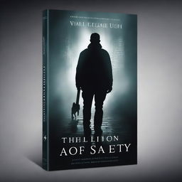 Create a psychological thriller book cover titled 'The Illusion of Safety'