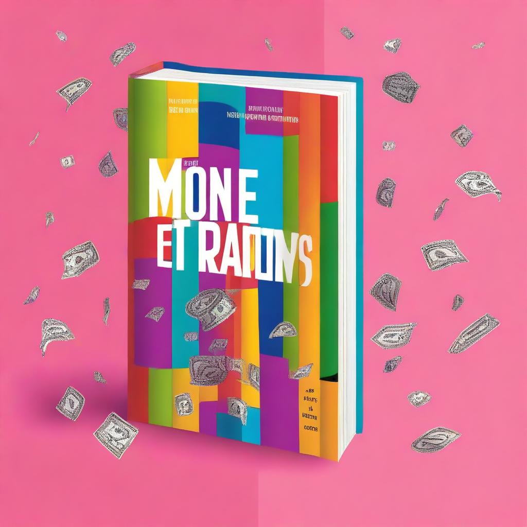 A vibrant and engaging book cover design titled 'Monetize com Cortes: Como Transformar Clipes em Dinheiro'