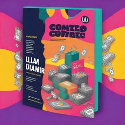 A vibrant and engaging book cover design titled 'Monetize com Cortes: Como Transformar Clipes em Dinheiro'