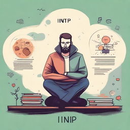 Create an image depicting the personality types INFP and ENTP