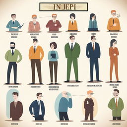 Create an image depicting the personality types INFP and ENTP