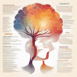 Создайте изображение, изображающее пару с типами личности INFP (Посредник) и ENTP (Полемист)