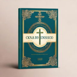 Create a book cover with the title 'Catecismo Básico: Conocimiento de las Verdades de la Fe Cristiana'