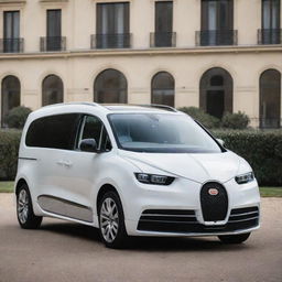 Bugatti cars evolved into luxury vans, merging the opulent design aspects of Bugatti with the spaciousness, comfort and practicality of a van.