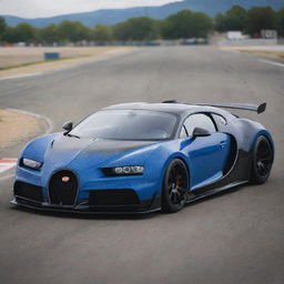 Bugatti cars transformed into high-performance drift cars, complete with aerodynamic additions, custom vibrant paint jobs, and modifications for thrilling drift racing.