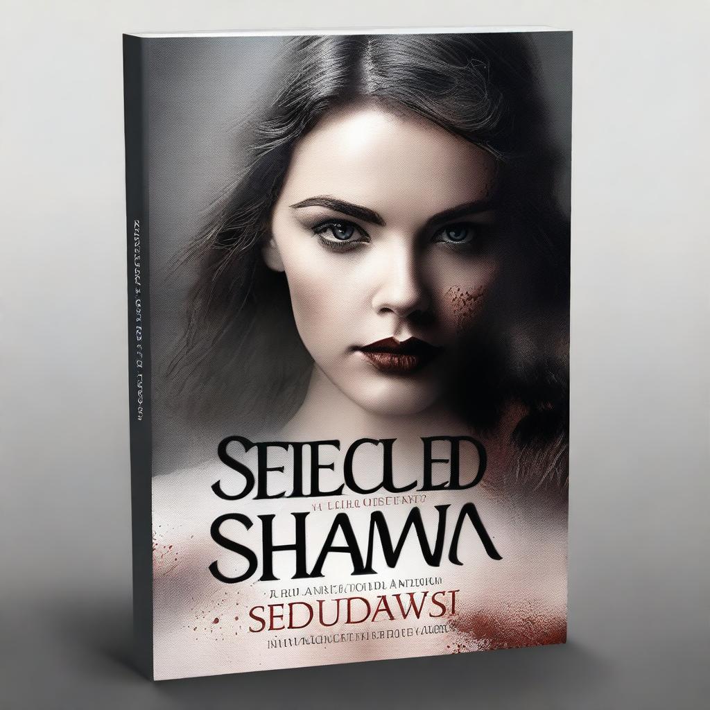 Create a book cover for a dark romance novel titled 'Seduced by the Shadows