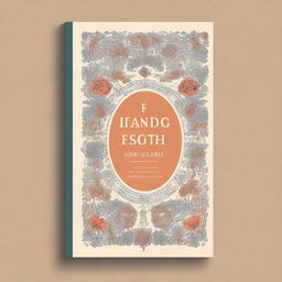 A classic English book cover design featuring elegant typography, vintage illustrations, and a sophisticated color palette