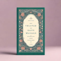 A classic English book cover design featuring elegant typography, vintage illustrations, and a sophisticated color palette