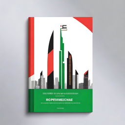 Design a professional book cover for a guidebook titled 'UAE Corporate Tax - A Simplified Guide'