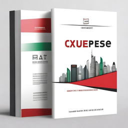 Design a professional book cover for a guidebook titled 'UAE Corporate Tax - A Simplified Guide'