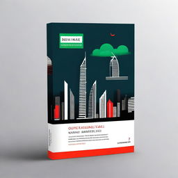 Design a professional book cover for a guidebook titled 'UAE Corporate Tax - A Simplified Guide'