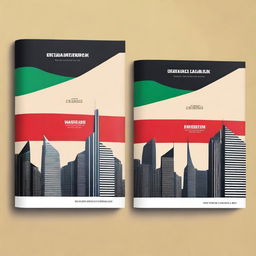 Design a professional book cover for a guidebook titled 'UAE Corporate Tax - A Simplified Guide'