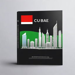 Design a professional book cover for a guidebook titled 'UAE Corporate Tax - A Simplified Guide'