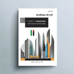 Design a professional book cover for a guidebook titled 'UAE Corporate Tax - A Simplified Guide'