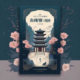 Create a book cover for a school of witchcraft and wizardry located in Seoul, South Korea