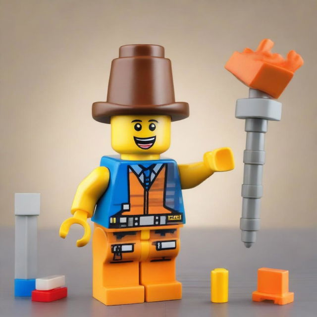 Create an image inspired by The LEGO Movie