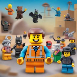 Create an image inspired by The LEGO Movie