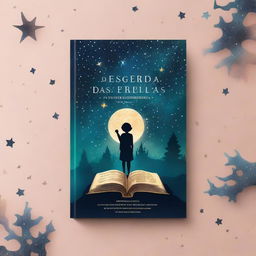 A captivating book cover titled 'O Segredo das Estrelas Perdidas'