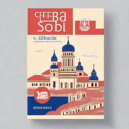 A captivating book cover showcasing interesting facts about Serbia