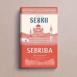 A captivating book cover showcasing interesting facts about Serbia