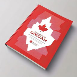 Create an ebook cover titled 'The Canadian Dream: A financial blueprint for Immigrants to Canada'