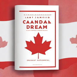 Create an ebook cover titled 'The Canadian Dream: A financial blueprint for Immigrants to Canada'