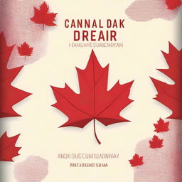 Design an ebook cover for a book titled 'The Canadian Dream: A Financial Blueprint for Immigrants in Canada'