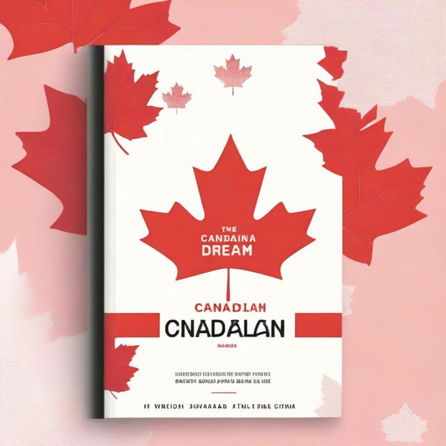 Design an ebook cover for a book titled 'The Canadian Dream: A Financial Blueprint for Immigrants in Canada'