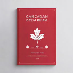 Design an ebook cover for a book titled 'The Canadian Dream: A Financial Blueprint for Immigrants in Canada'