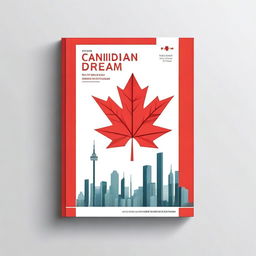 Design an ebook cover for a book titled 'The Canadian Dream: A Financial Blueprint for Immigrants in Canada'