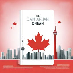 Design an ebook cover for a book titled 'The Canadian Dream: A Financial Blueprint for Immigrants in Canada'