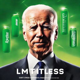 Create a movie poster for 'Limitless 2' featuring Joe Biden as the main character