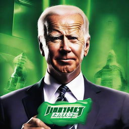 Create a movie poster for 'Limitless 2' featuring Joe Biden as the main character