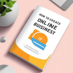 Create an e-book cover for the title 'How to Create an Online Business with Little Investment'