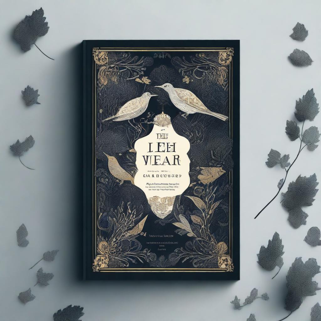 A beautifully designed book cover featuring an intriguing and mysterious illustration