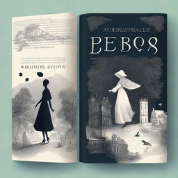 A beautifully designed book cover featuring an intriguing and mysterious illustration