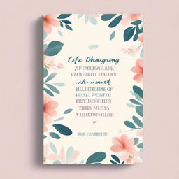 Create a book cover page for the title 'Life-Changing Facts to Heal the Pain of the Past' with the quote 'Freedom is what you do with what’s been done to you