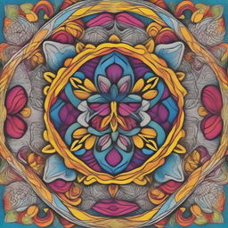 Create a book cover for '30 Days of Mandalas: A Coloring Book to Appreciate Life'