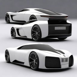 Create a custom hypercar that is a fusion of a 1969 Rolls-Royce and a McLaren