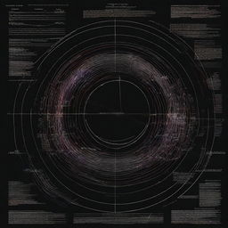 A visually engaging illustration of Einstein's field equation from general relativity